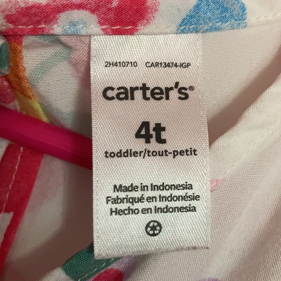 Toddler girl’s lightweight floral dress - Picture 3 of 3